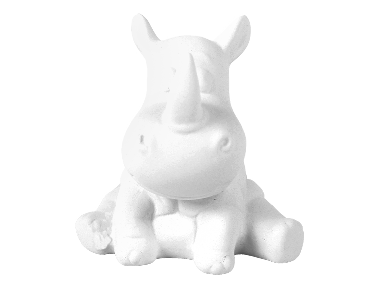 Bisque Reggie The Rhino (Case of 8)