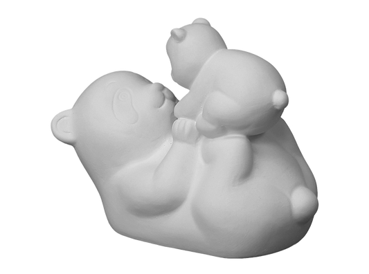 Bisque Mama And Baby Panda (Case of 4)