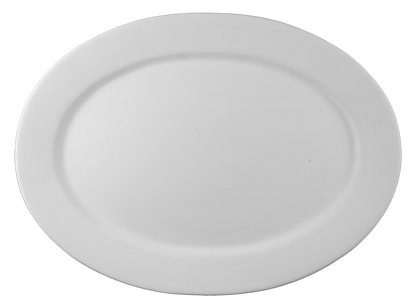 Bisque 19" Legacy Rim Oval Platter (Case of 2)