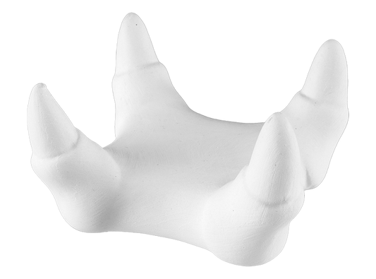 Bisque Dragon Claw Egg Stand (Case of 8)