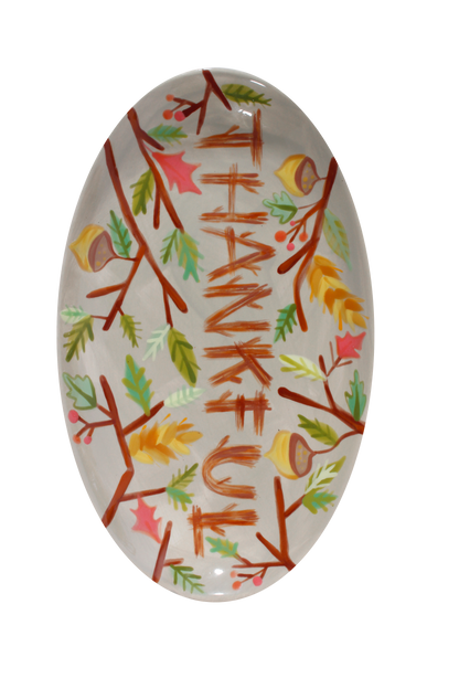 Bisque Medium Oval Plate (Case of 6)