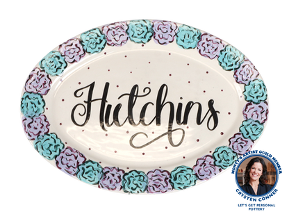 Bisque 17" Legacy Rim Oval Platter (Case of 2)