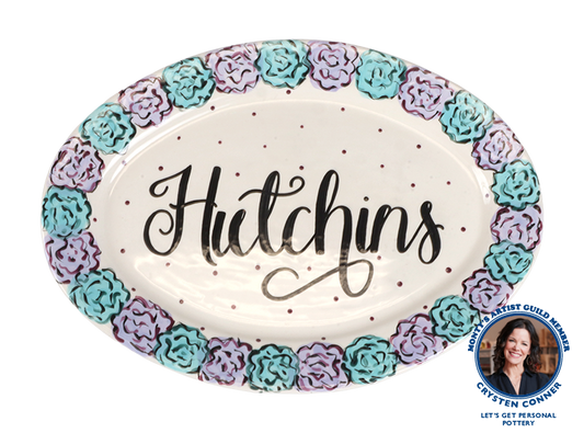 Bisque 17" Legacy Rim Oval Platter (Case of 2)