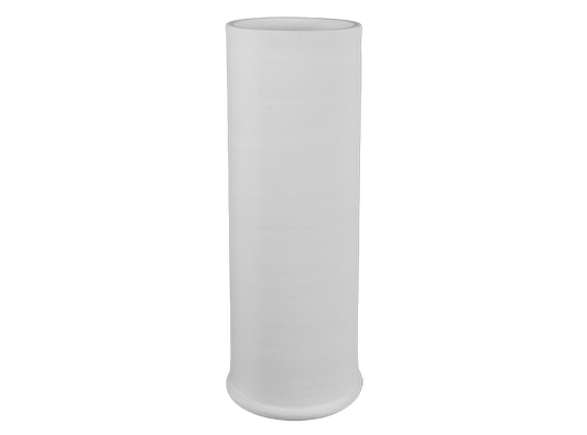 Bisque Forma De Tubo Vase (Case of 1)