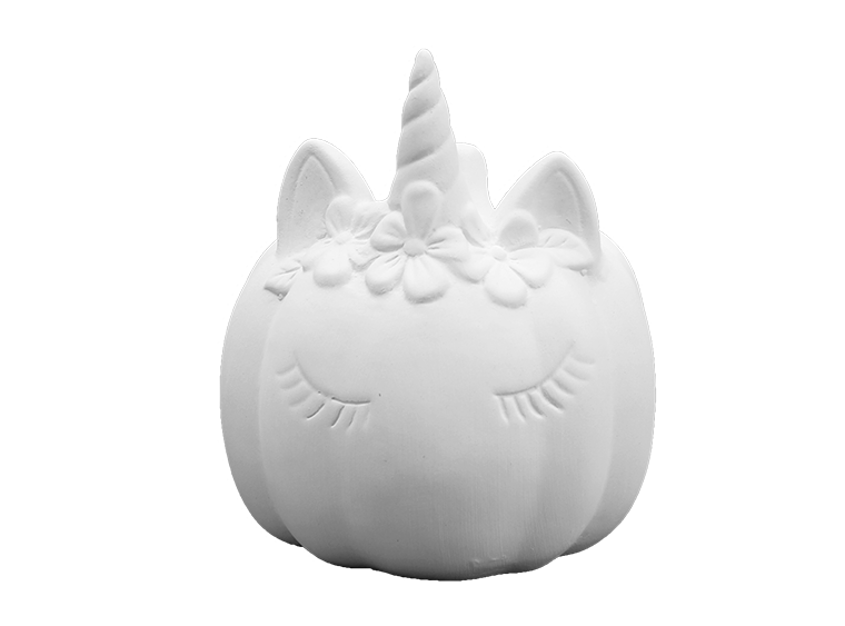 Bisque Unicorn Pumpkin (Case of 6)