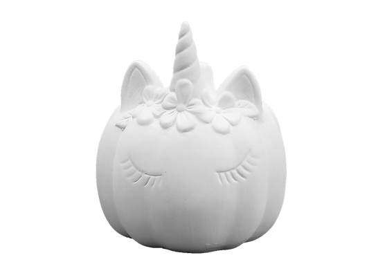 Bisque Unicorn Pumpkin (Case of 6)