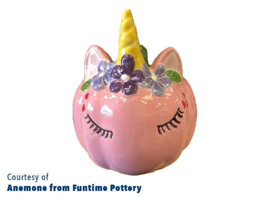 Bisque Unicorn Pumpkin (Case of 6)