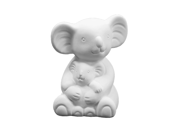 Bisque Mama And Baby Koala (Case of 6)