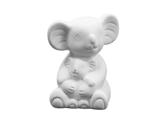 Bisque Mama And Baby Koala (Case of 6)