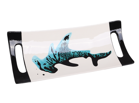 Bisque Hannover Swoop Platter (Case of 4)