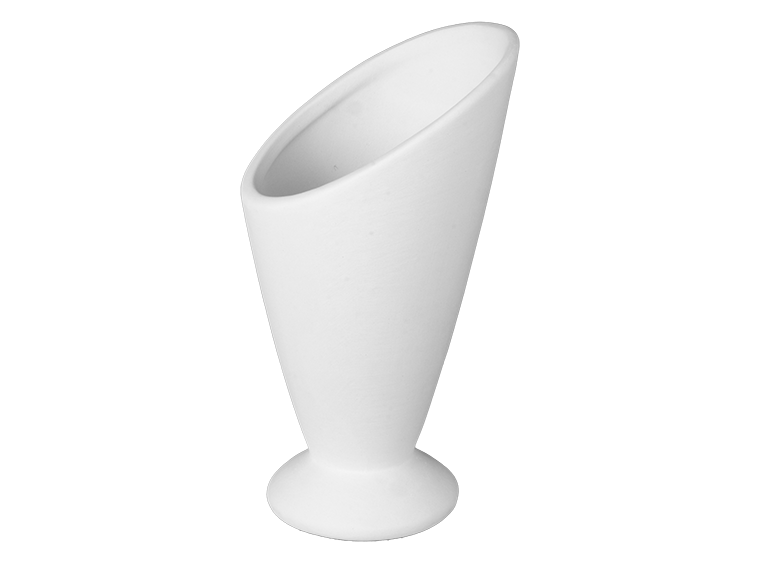 Bisque Upright Snack Server (Case of 4)