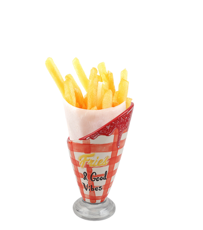 Bisque Upright Snack Server (Case of 4)