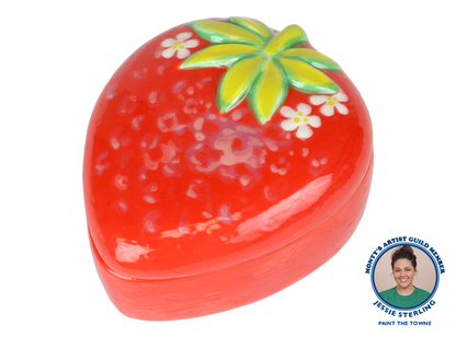 Bisque Berry Cute Strawberry Box (Case of 4)