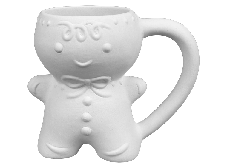 Bisque Gingerbread Mug (Case of 6)