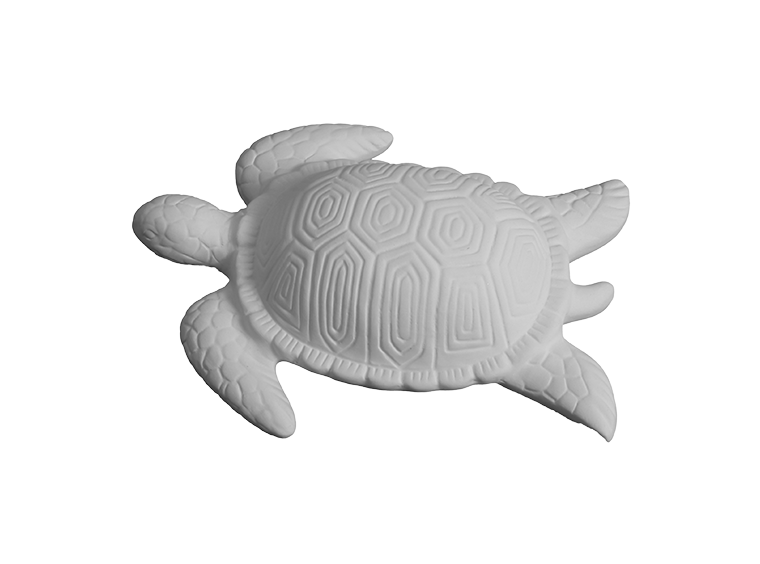 Bisque Contemporary Sea Turtle Plaque (Case of 4)