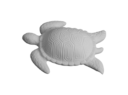 Bisque Contemporary Sea Turtle Plaque (Case of 4)