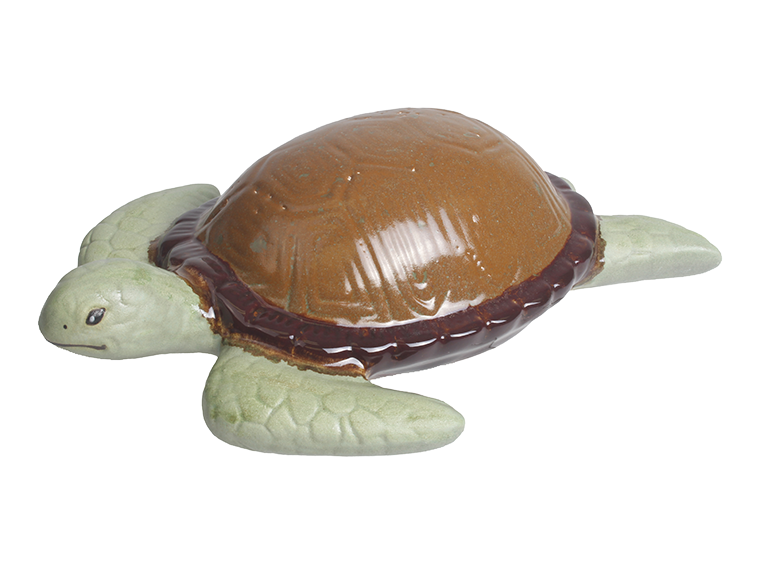 Bisque Contemporary Sea Turtle Plaque (Case of 4)