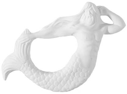 Bisque Merman Plaque (Case of 4)