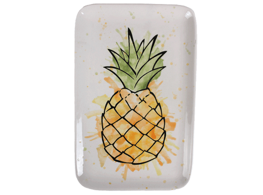 Bisque Perfect Pineapple Plate (Case of 6)