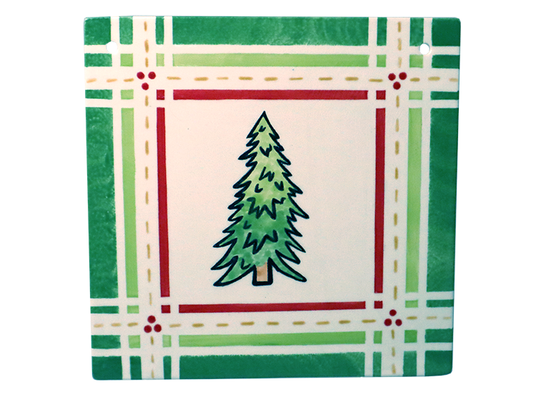 Bisque 8" Square Plaque (Case of 6)