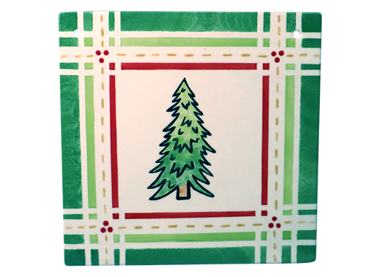 Bisque 8" Square Plaque (Case of 6)