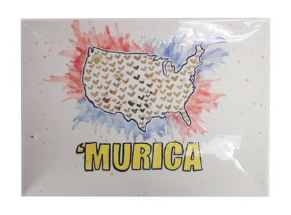Bisque Murica Platter (Case of 4)