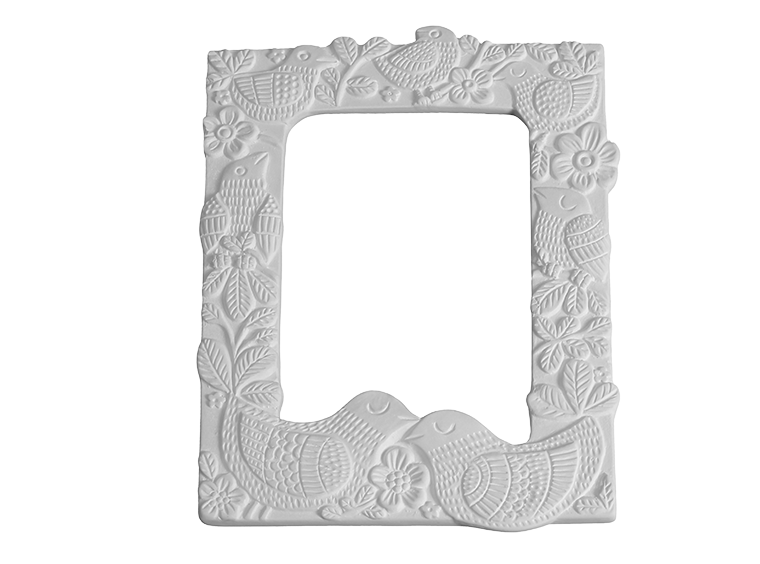 Bisque Lovebirds Frame (Case of 4)