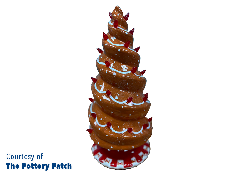 Bisque Lighted Spiraled Tree (Case of 1)