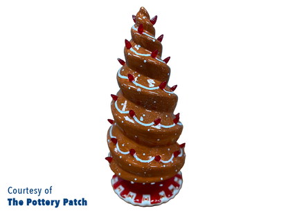 Bisque Lighted Spiraled Tree (Case of 1)