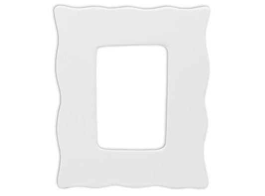 Bisque Wavy Picture Frame (Case of 4)