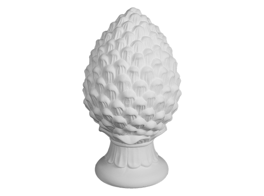 Bisque Pinecone Finial (Case of 1)