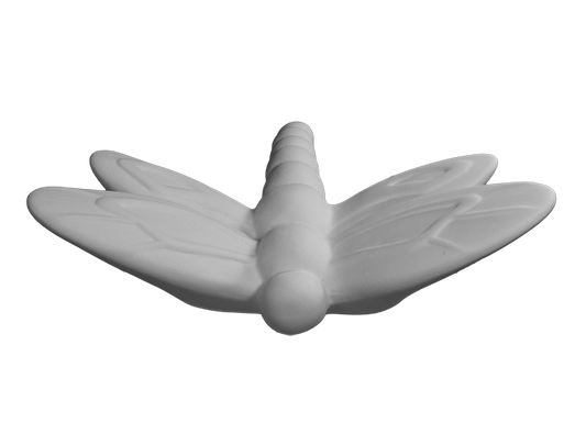 Bisque Flying Dragonfly Plaque (Case of 6)