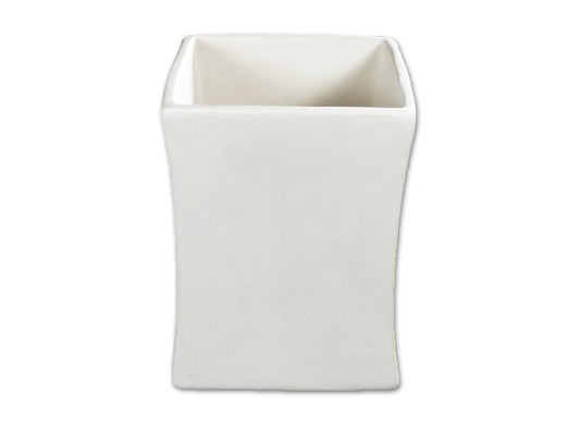 Bisque Square Vessel (Case of 4)
