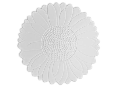 Bisque Large Sunflower Plate (Case of 6)