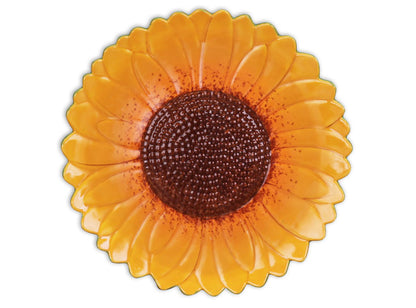 Bisque Large Sunflower Plate (Case of 6)
