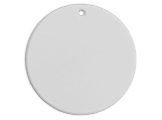 Bisque 3.75" Round Tile Plaque (Case of 12)