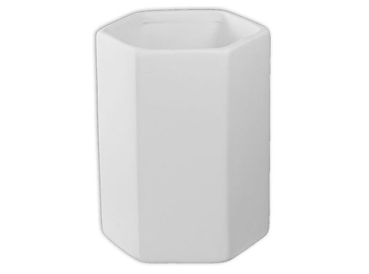 Bisque Hexagon Holder (Case of 4)