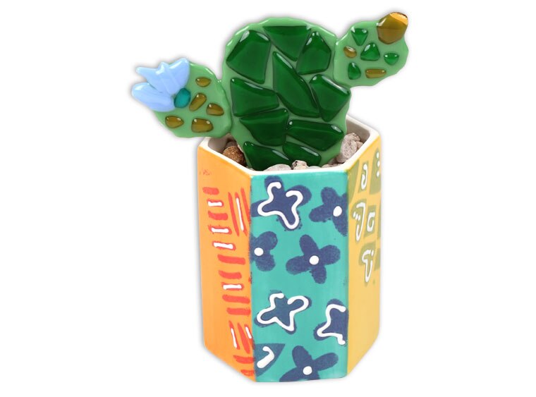 Bisque Hexagon Holder (Case of 4)
