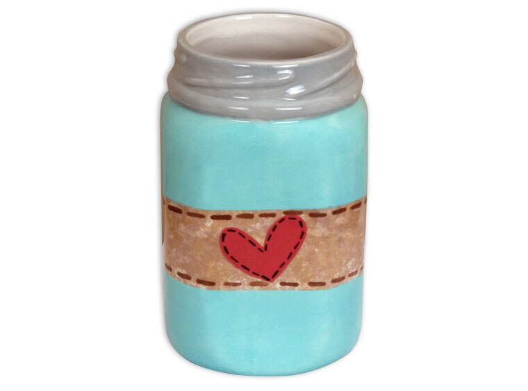 Bisque Mason Jar Holder (Case of 4)