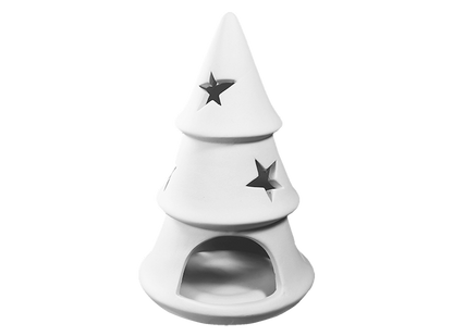 Bisque Christmas Tree Votive (Case of 2)