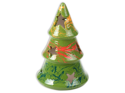Bisque Christmas Tree Votive (Case of 2)