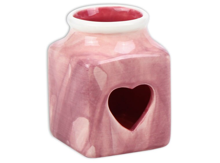 Bisque Heart Tea Light Votive (Case of 6)