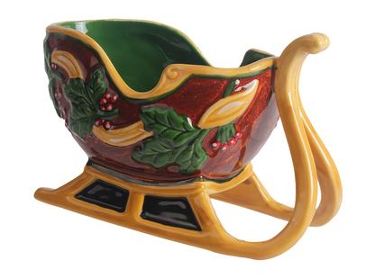 Bisque Sleigh Dish (Case of 4)
