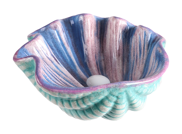 Bisque Giant Clam Shell Dish (Case of 6)