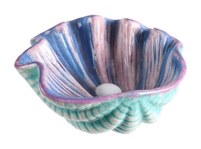 Bisque Giant Clam Shell Dish (Case of 6)