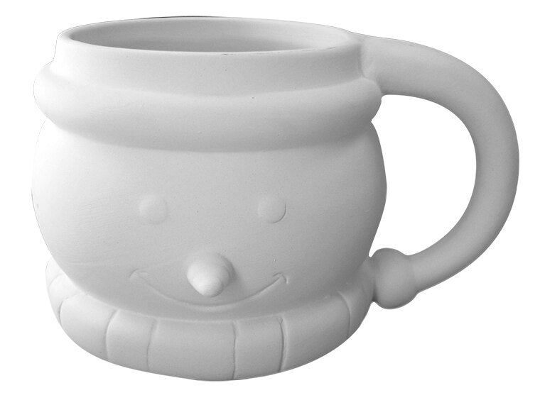 Bisque Snowman Mug (Case of 4)