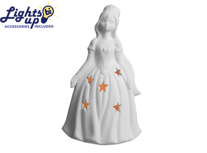 Bisque Lighted Princess (Case of 2)