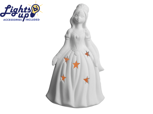 Bisque Lighted Princess (Case of 2)