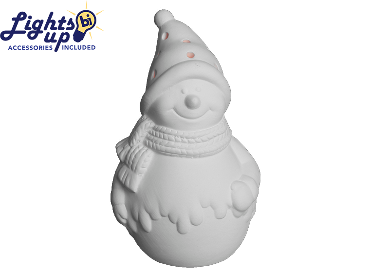 Bisque Lighted Frosty (Case of 4)