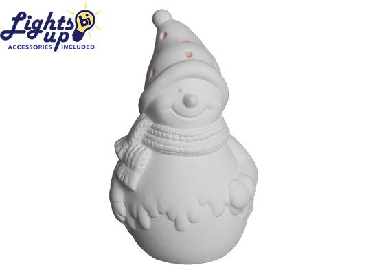 Bisque Lighted Frosty (Case of 4)